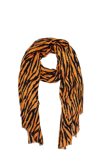 Modern Zebra Print Scarf