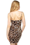 Sleeveless Leopard Mini Dress