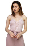 Sleeveless Lace Bodysuit