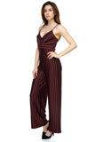 Stripe Front Twist Jumpsuit