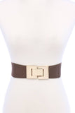 Fashion Stretchable Square Buckle Belt