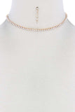 Dainty Rhinestone Choker Necklace