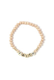 Faith Beaded Stretch Bracelet