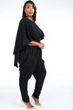 Cape Style Harem Jumpsuit