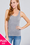 Racer Back Rib Tank Top