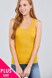 Racer Back Rib Tank Top