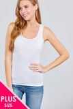 Racer Back Rib Tank Top