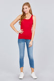 Racer Back Rib Tank Top