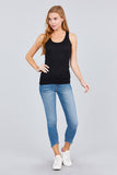 Racer Back Rib Tank Top