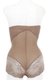 Mesh With Floral Lace Shapewear