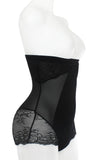 Mesh With Floral Lace Shapewear