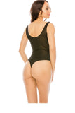 Lace And Mesh Bodysuit Shapewear