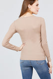 Long Sleeve Crew Neck Thermal Top