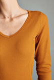 Long Sleeve V-neck Thermal Top