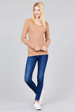 Long Sleeve V-neck Thermal Top