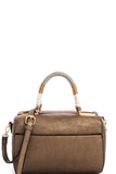 Cute Stylish Moroccan Top Handle Boston Bag With Long Strap