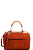 Cute Stylish Moroccan Top Handle Boston Bag With Long Strap