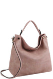 Stylish Modern Mesh Front Hobo Bag With Long Strap